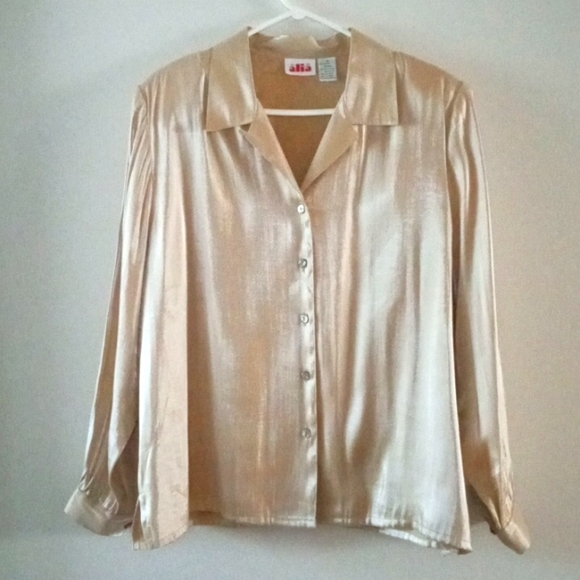 💛🥇Gold Blouse by ALIA | Size 16🥇💛 - Picture 2 of 7